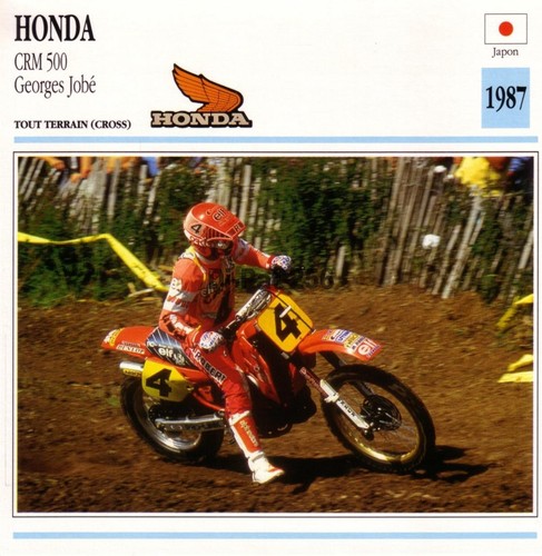 Fiche moto honda crm - fiche,