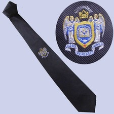 CRAVATTA LOGO GLRI ARTIGIANALE GRAN LOGGIA REGOLARE D'ITALIA MASSONERIA NUOVA