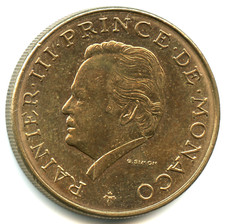 Monaco 10 franchi Ranieri III