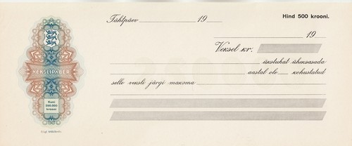 Estonia carta scambio - estonia, di