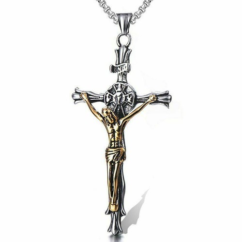 Collana uomo cattolica gesù - uomo,