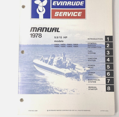 1978 evinrude 15 hp - 1978, 9.9