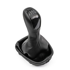 Pomello Leva del Cambio per Mercedes C Class W203 S203 6 Marce Nero con Cuffia