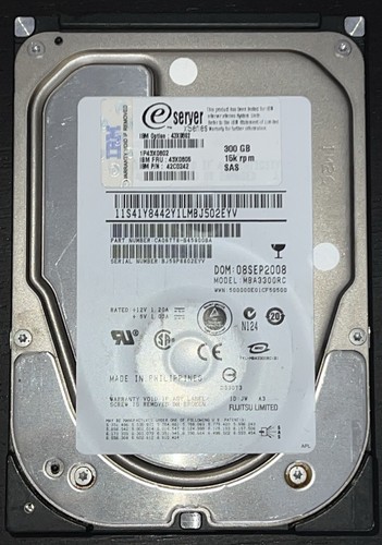 Hard disk ibm 300gb sas - disk,