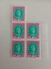 MARCA DA BOLLO NUOVA doppio valore 1,29 euro e 2.500 lire