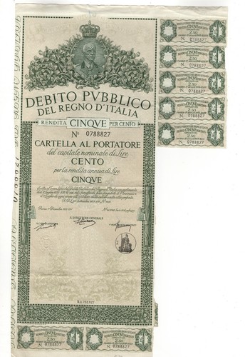Debito pubblico del regno - pubblico,