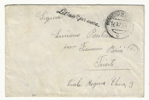 1917 regno italia lettera - regno, d'italia