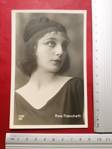 Cartolina foto rina franchetti - rina,