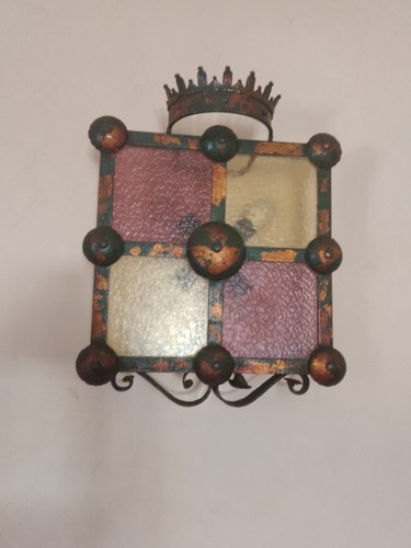 Lampadario muro antico - lampadario,