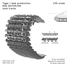 1/35 Tiger I Tank Late Type