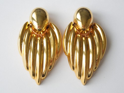 Grande clip orecchini colore - grande,
