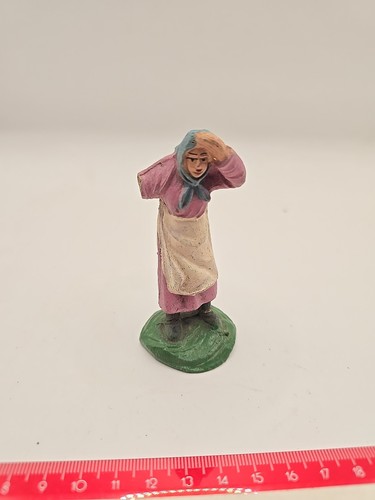 Personaggio presepe vintage - presepe,