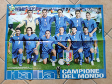 ITALIA FORMAZIONE CAMPIONE DEL MONDO 2006-INTER CAMPIONE D'ITALIA DOPPIO POSTER