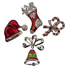 Spille strass smaltate rosse