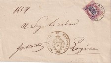 REGNO 1878 - LETTERA SENZA