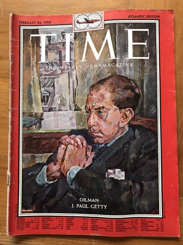 Time magazine 1958 oilman - time,