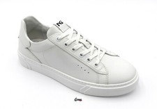 Scarpe uomo Nero Giardini E400240U sneakers sportive leggere pelle Bianco New 25