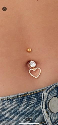 Piercing ombelico acciaio - ombelico,