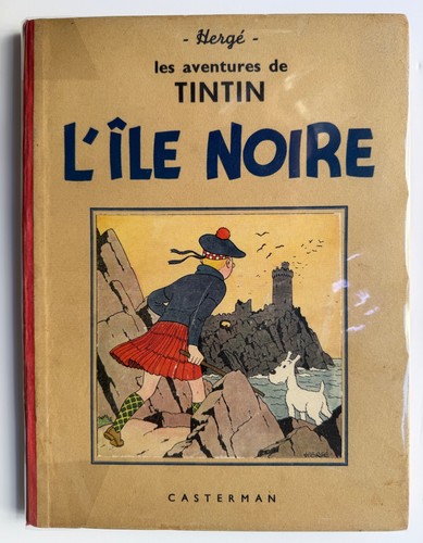 Herge tintin ile noire - ile, "