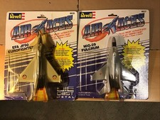 Due aerei da combattimento pressofusi Revell Air Aces: MIG-29 Fulcrum, JF90 Euro-fighter NOS