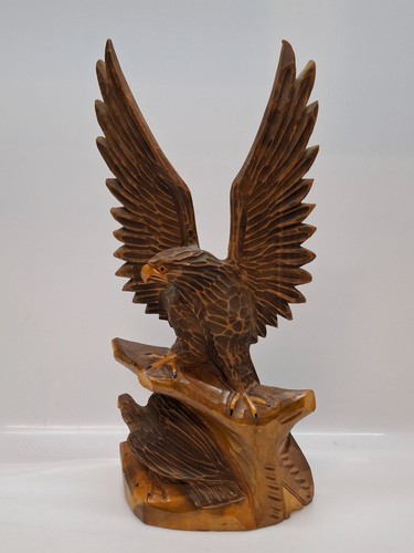 Scultura aquila legno - scultura, in
