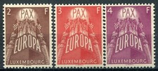 LUSSEMBURGO 1957 EUROPA SERIE COMPLETA MNH**  CATALOGO UNIFICATO 531-533