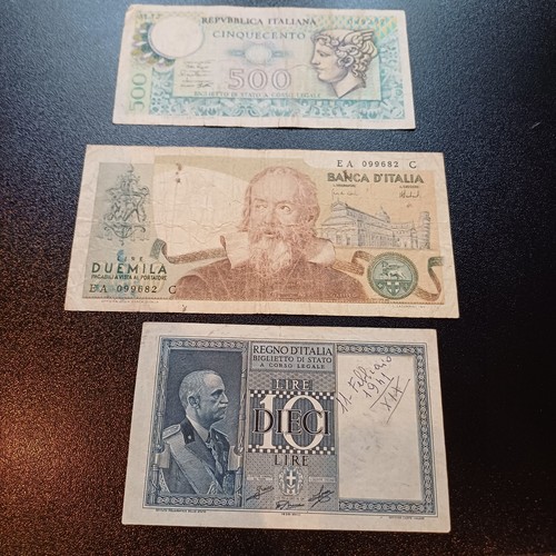 Vecchie banconote lire - banconote, in