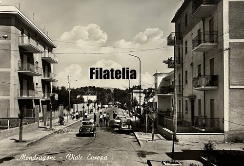 Cartolina mondragone viale - cartolina,