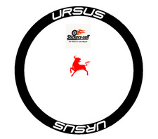 adesivi cerchi bici - 8  adesivi  Ursus H  3,5 cm  -  cerchio 63,5 cm