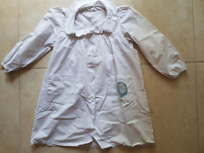 lotto 2060 grembiule scuola bimba bambina bianco misura.60