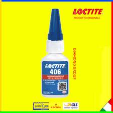 ADESIVO COLLA LOCTITE 406 SUPER COLLA ISTANTANEA 20GR cianoacrilato ?DIAMOND?