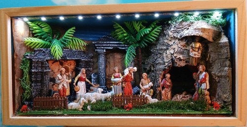 Presepe artigianale in - presepe, artigianale,