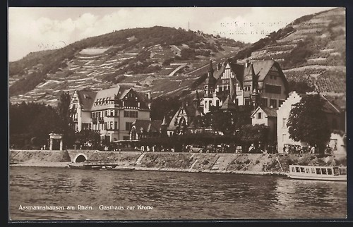 Cartolina assmannshausen - cartolina, /