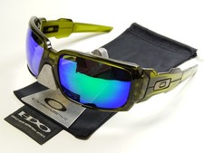 Occhiali da sole Oakley Oil Drum Olive Jade Antix Rig Monster Dog Pup Canteen Splice