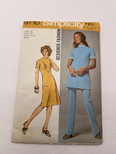 9710 abito vintage semplicità - vintage,