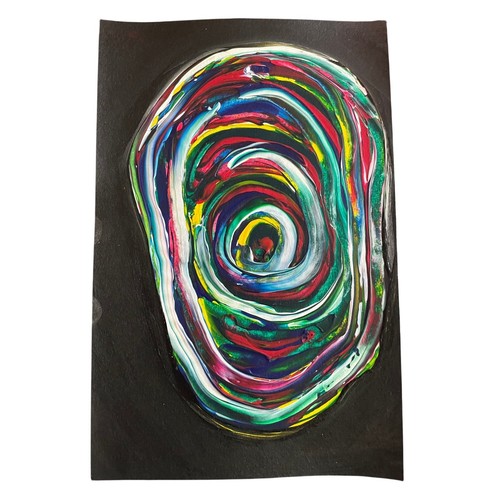 Quadro arte vortice astratto