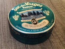 SCATOLA LATTA SUC DES VOGES - LA VOSGIENNE ROTONDA FRANCIA  Diam: 9cm - h: 3,5cm