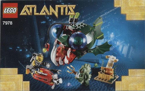 Lego atlantis 7978 angler - #,