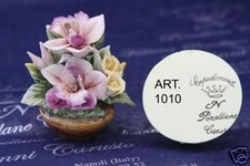 Cestino bomboniera matrimonio Capodimonte Porcellana