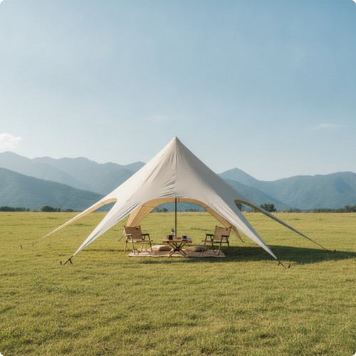 Tenda baldacchino compatta - tenda,