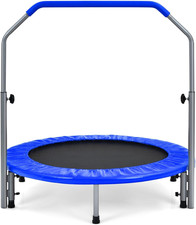 Trampolino per Bambini E Adulti, Tappeto Elastico Pieghevole E Regolabile in 4 A