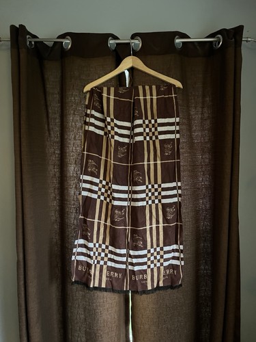 Burberry silk satin plaid - burberry,