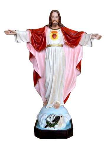Statua sacro cuore gesù - cuore,