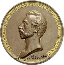 ALBERTO MONTECUCCOLI GOVERNATORE LOMBARDIA 1848 MEDAGLIA SEREGNI