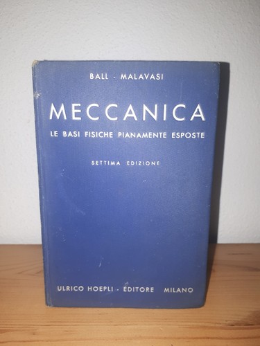 Ball malavasi meccanica basi - malavasi,