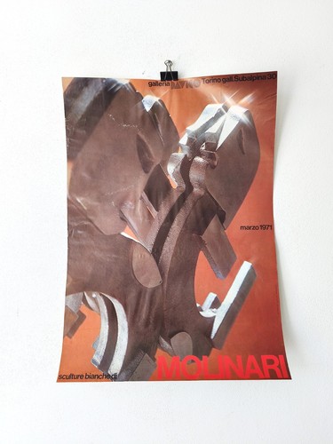Manifesto mostra molinari - mostra, 1971