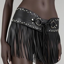 Cintura donna punk rock frange