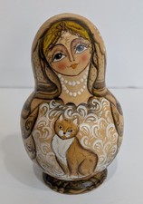 Set bambola/gatto nido russo