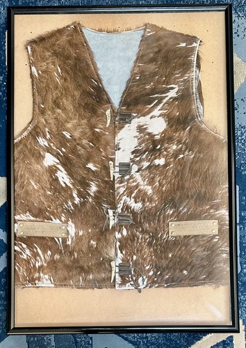 Gilet western vintage pelle - western,