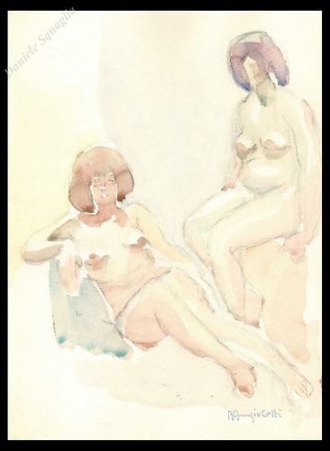 Angioletti beatrice acquerello - angioletti,